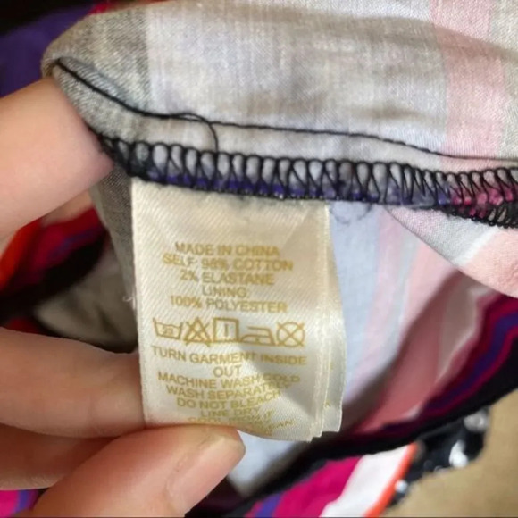 KATE SPADE Jillian Dress Girls Striped Bow Multicolored Sleeveless 14 - Picture 3 of 6